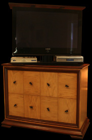 Add a TV Lift Swivel, TV Lift Equipment Shelf, TV Lift Speaker Shelf,
to your Motorized TV Lift System