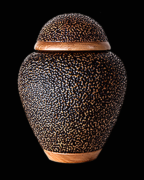 art of wood turning, turned wooden vessel, carved vessel, turned lidded vessel, wood turned box, turned art box