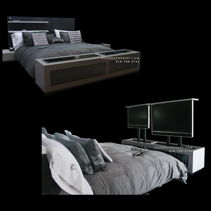 custom made tv lift cabinets, foot of bed tv lift furniture, tv lift console, motorized tv lift cabinets, foot of bed tv lift cabinet,  tv lift cabinet, tv lift furniture 